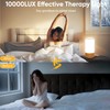 Caromolly Light Therapy Lamp, Happy Lamp 10,000 LUX UV Free