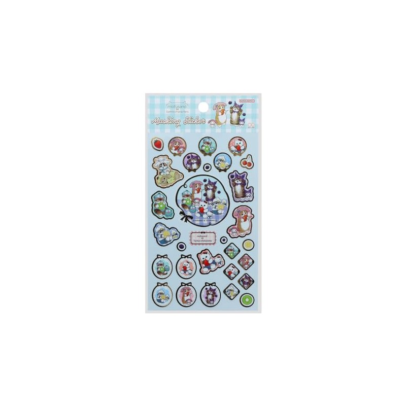 Sunstar Stationery Sanrio Character Seal Masking Material mofusand x Sanrio