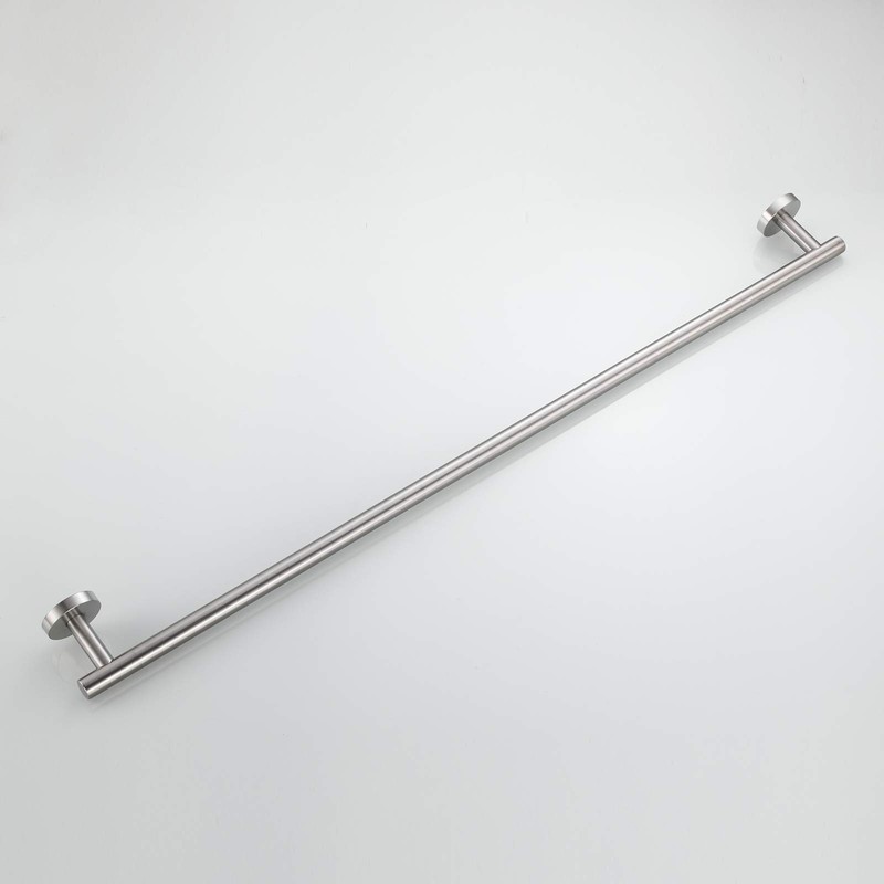 USHOWER Brushed Nickel Towel Bar, 32-Inch Towel Racks for Bathroom