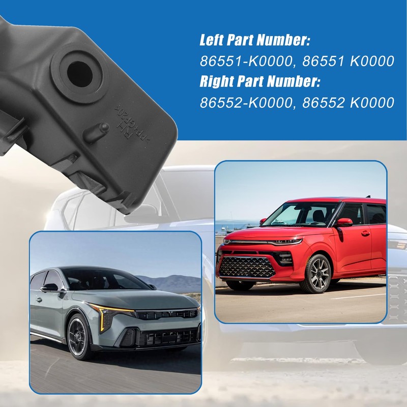 XQSMWF 1 Pair Front Left and Right Bumper Bracket Mounting