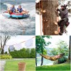 X XBEN Braided Polyester Arborist Rope 1/2 inch X 120ft,