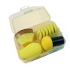 Set de 9 Esponjas de Maquillaje con Caja, Incluye 1