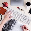 Merdia Mechanical Keyboard Gaming Keyboard | Blue Switch & Ice