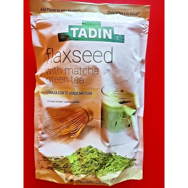 TADIN FLAXSEED WITH MATCHA GREEN TEA (LINAZA CON TE VERDE)