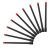 Zerodeko 10pcs Tire Valve Extension Nozzle Durable Plastic Valve Extender