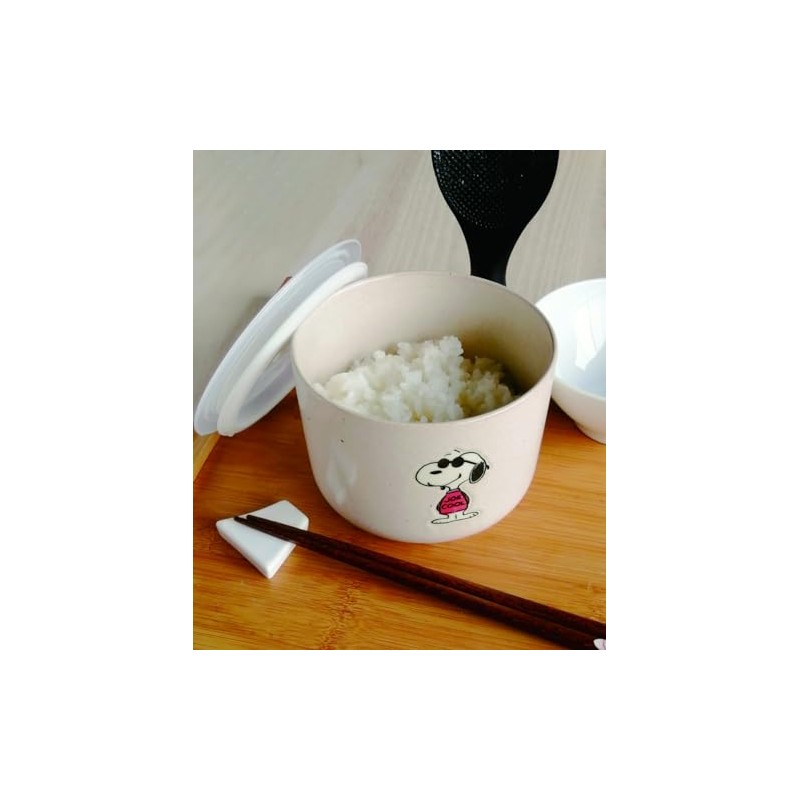 Snoopy SN981-47 Rice Refrigerator Storage No Wrap Needed Hygienic Large