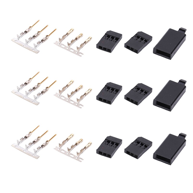 50PCS Servo Receiver Connector Plug with Lock and Male Female