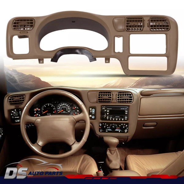 ds-auto-parts Double Din Speedometer Dashboard Bezel Fit For 98-04 Chevy