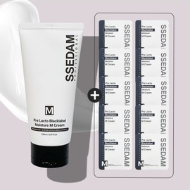Sedam Cedam Free Lacto Black Label Moisture M Cream 150ml Moisture Elasticity Moisturizing Barrier Strengthening / 쎄담 프리락토 블랙라벨 모이스처 M크림 150ml 수분 탄력 보습 장벽강화