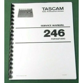 Tascam 246 Service Manual: 64 Pages with Protective Covers!