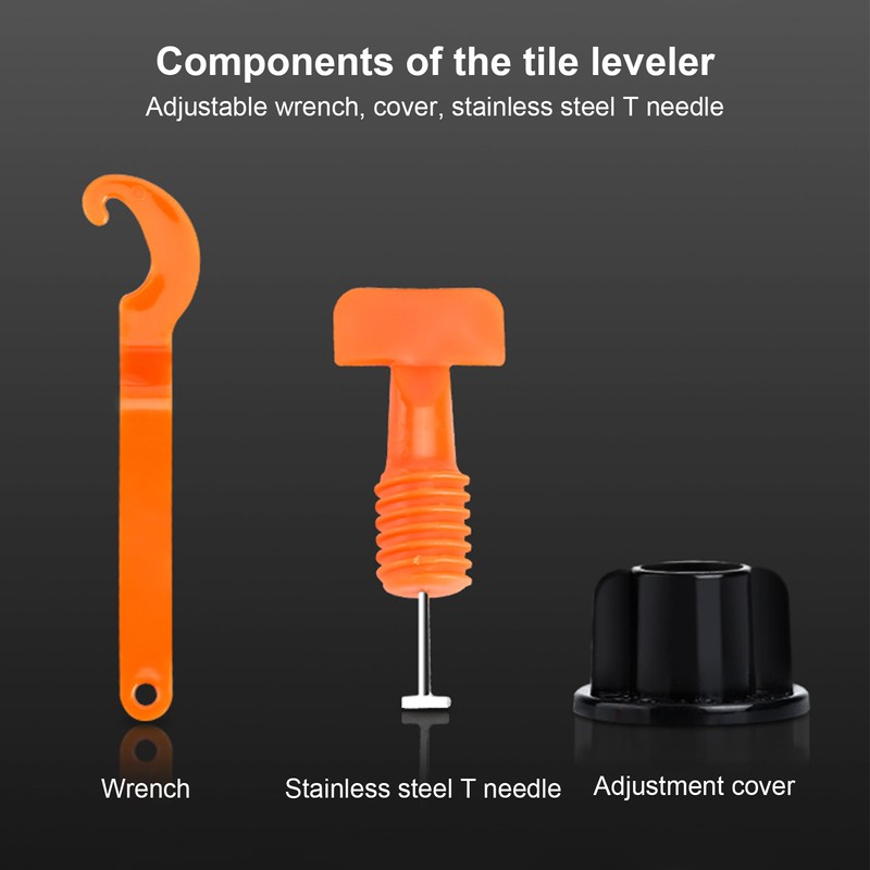 402Pcs Tile Leveler Set Reusable Tiles Leveling System Kit with