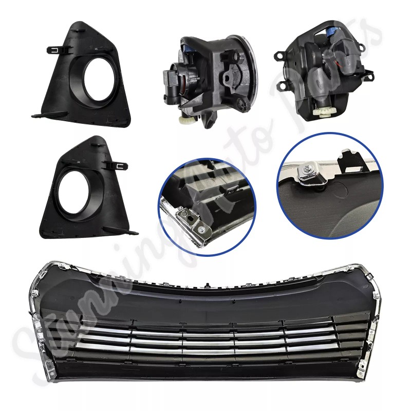 Stunning For Corolla S 2014-2016 Front Upper Grille Lower Grill