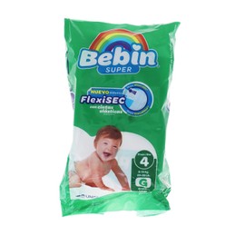 Bebin Super Diaper Traval 3Pk Large - 1 count only