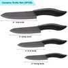 Updated Version Ceramic Knife Set 4-Piece with Sheaths (Includes 3"