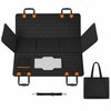 SucceBuy Dog Back Seat Extender with Hard Bottom, Mesh Window