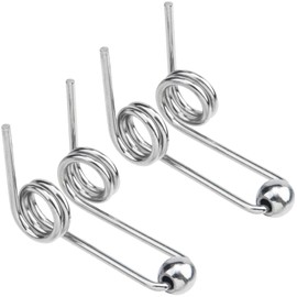 STSTR 2pcs 24 mm Double Return Torsion Springs, Small Coil Springs for Women Hair Curling Iron Rod - Elastic Alloy Replacement Accessories for Hair Rollers