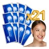 21 Piezas Tiras Bandas Blanqueadoras Tratamiento Dental 5d