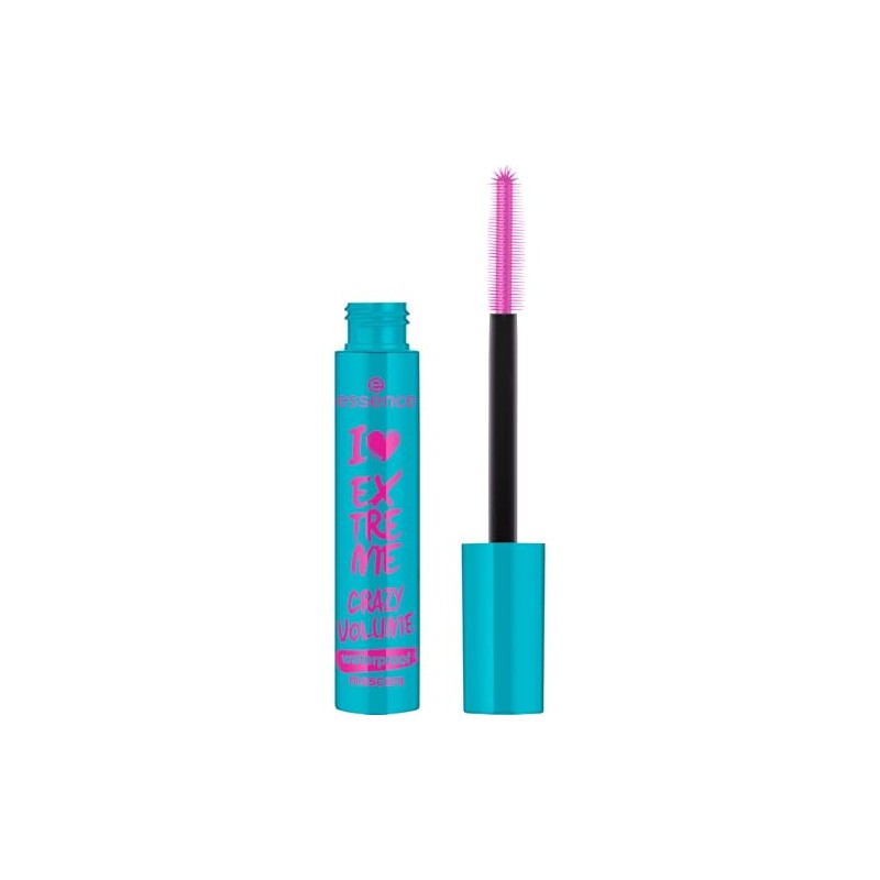 essence I LOVE EXTREME CRAZY VOLUME waterproof mascara (Negro, 2