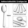 Coffee Spoon, HaWare Stainless Steel Tea Spoon, Dessert Spoon, Set