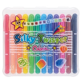ヤマト クレヨン カラリックス シルキーツイスター CLST-12 12色