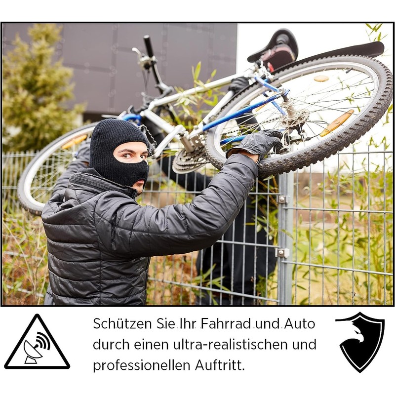 GRIP&BENDER GPS Anti-Theft Sticker - Tracking Warning Sticker with Website