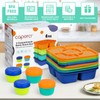 Caperci Original Lunchable Snack Containers for Kids & Adults -