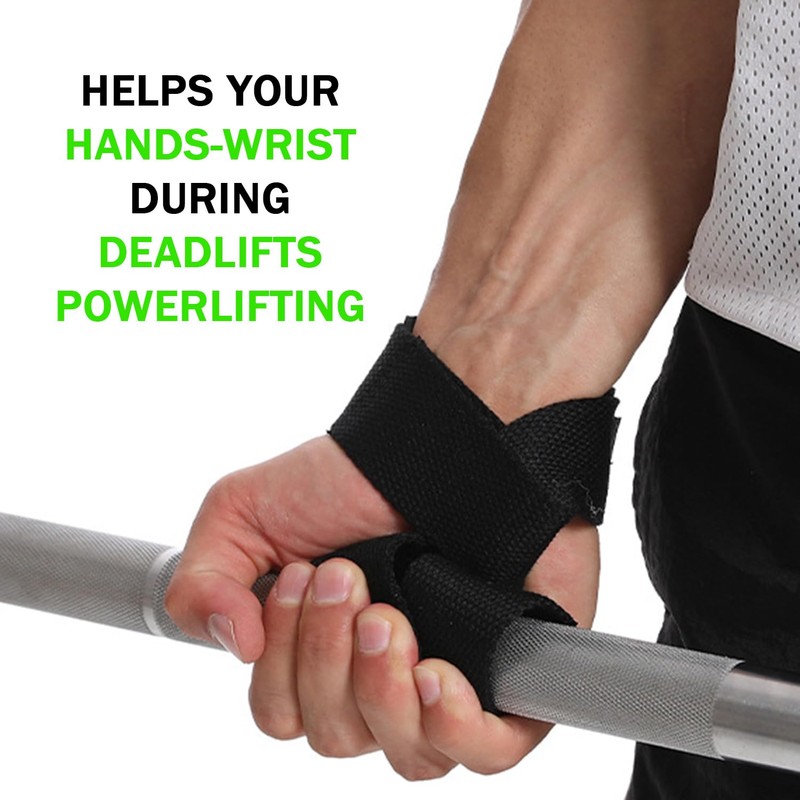 Weight Lifting Straps, 4Pcs Anti Slip Hand Bar Grip Straps,