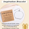 OAVOOK Thinking of You Gifts for Women Inspiration Wave Bracelet