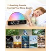 Sunrise Alarm Clock Wake Up Light with Sunrise Simulation White