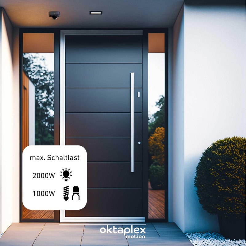 Oktaplex Set of 2 Tim Motion Detectors 360 Degree Outdoor