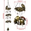 SNOKAY Bird Nest Wind Chime with 12 Wind Bells, Hanging