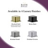 Bath Royale Pop Up Drain with Overflow - Brass Body