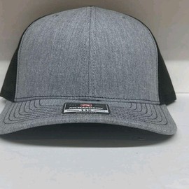 Embroidered  Play Some Dolph Script on Richardson 112 or 168 or Flexfit hat - Color: 112 heather black, thread: Play Some in tan DOLPH in camo