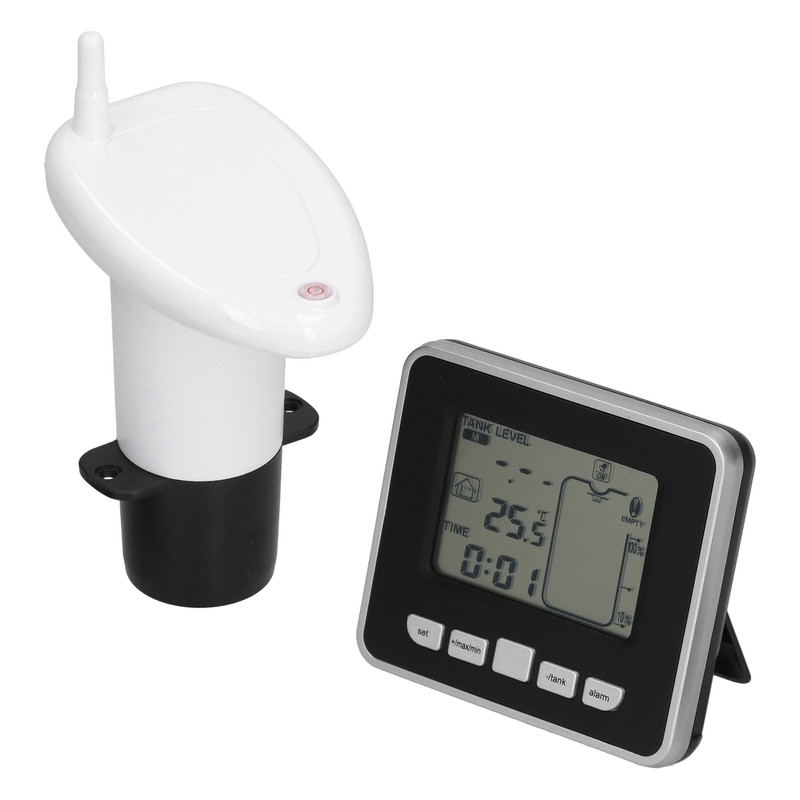 Water Tank Level Meter Ultrasonic Digital Display Depth Gauge Sensor