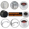 JQK Hardware 3-Pack Faucet Aerator Insert - 2.2 GPM Flow