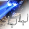2PCS Motorcycle Spotlight Mounting Brackets Motorcycle Fog Light Brackets for