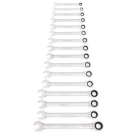 GearWrench 9416 Ratcheting Comb Wrench Set 16pc. Metric 8mm-24mm (USA DEALER!)