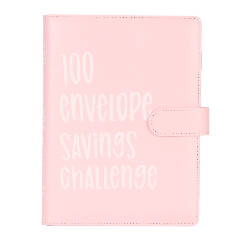 100 Envelopes Challenge Binder Waterproof A5 Money Saving Budget Binder