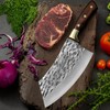 Serbian Chef Knife Meat Cleaver Sharp Slicing Knife Forged Butcher