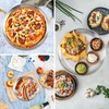 Axigundaone 6 Pcs Stainless Steel Pizza Pans 8 Inch, Non-Stick