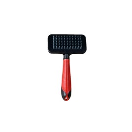 Karlie Massage Brush, Dog Brushes, Rubber, Red/Black, 18 x 10 x 4.5 cm