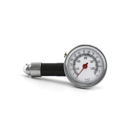 QWORK® Type Pressure Gauge, Air Pressure Tester, 0-100Psi, for Car, Bike and Motorcycle