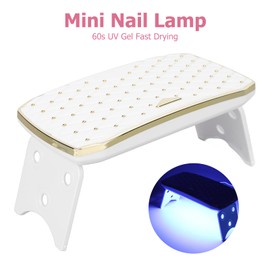 Mini Nail Light, 36W Mini UV LED Nail Lamp Home Salon Folding Portable Nail Gel Dryer Curing Lamp Professional Nail Dryer Manicure Kit DIY Nail Art Curing Lamp for Women Girls Nail Artist
