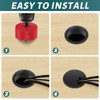 Yeepeo Pack of 10 Cable Grommet Desk, 60 mm Cable