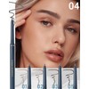 Eyebrow Pencils Kit, 12Pcs Dual-End Grey Retractable Brow Pencil with