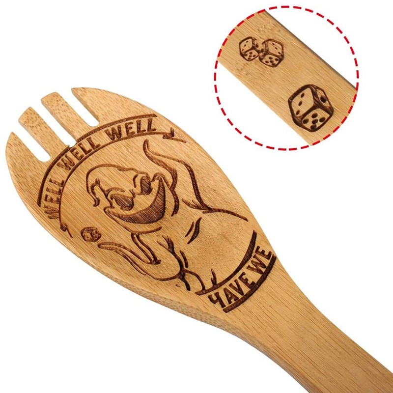 Nightmare Before Christmas Wooden Spoons Set Bamboo Cooking Utensils Set