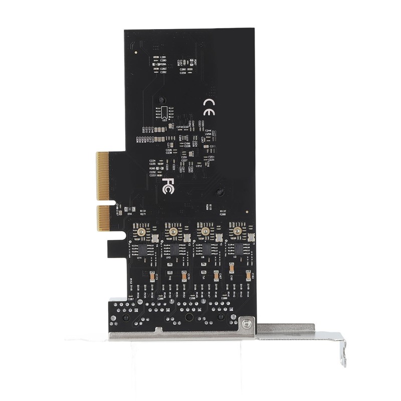 2.5Gb PCIe Network Card Professional 4 RJ45 Ports RTL8125BG Chip