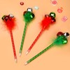 MFUOE 6 Pieces Christmas Pen Christmas Jingle Bell Ballpoint Pen