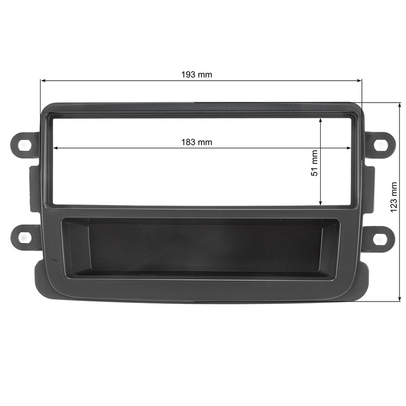 Radio Frame for Dacia Lodgy and Dokker, Duster 2012 –