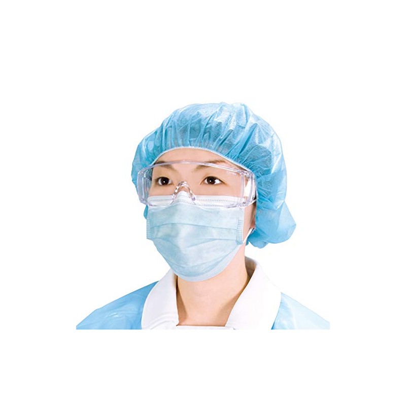 Saraya 51098 Goggles, Overglass Type, Splash Prevention, Protective Glasses